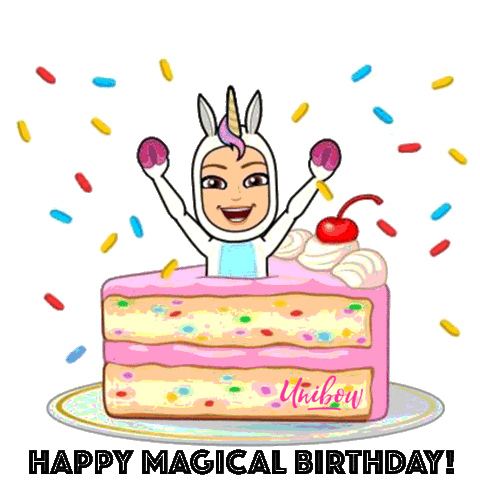 Celebrate Happy Birthday Sticker by UnibowStore