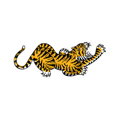 Paintball Tiger Mascot Sticker by Tigerwear