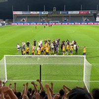 Belgium Soccer Team Celebrate After UCL Win