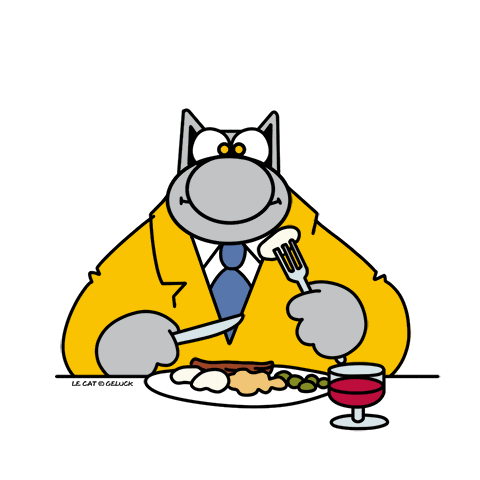 LE CAT © PHILIPPE GELUCK GIF