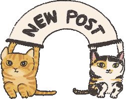 Calico Cat New Post Sticker