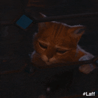 Puss In Boots Please GIF by Laff