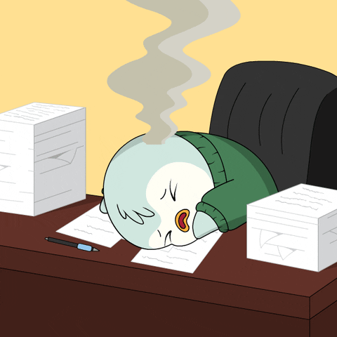 Tired Burn Out GIF by Pudgy Penguins
