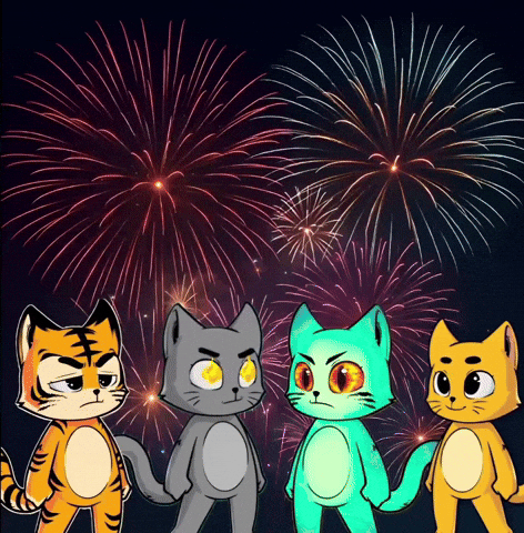Independence Day Fireworks GIF by Hero Galaxy NFT