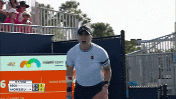 yelling come on GIF by WTA