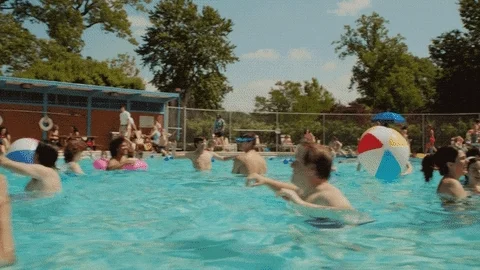 season 3 pool GIF