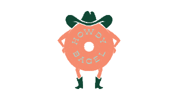 Dancingbagel Sticker by Howdy Bagel