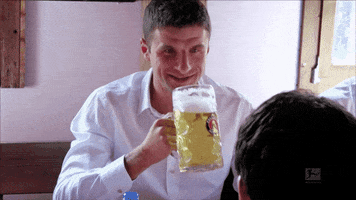 fc bayern laughing GIF by Bundesliga