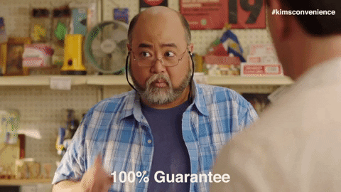 One Hundred Kc GIF by Kim's Convenience - Find & Share on GIPHY