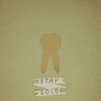 stay gold tooth GIF by Julie Smith Schneider