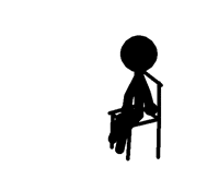 Stickman Funny GIF - Stickman Funny Standing Up School - Discover