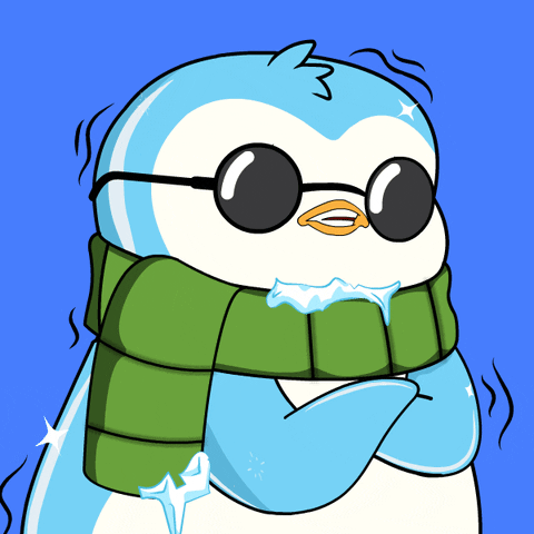 Freezing Ice Cold GIF by Pudgy Penguins