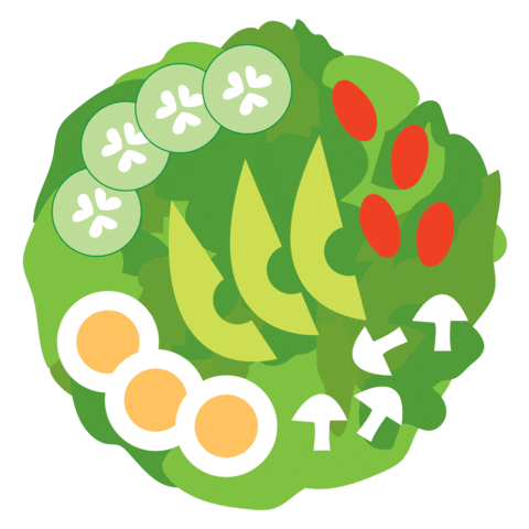 Bowl Avocado Sticker by Eating Bird Food