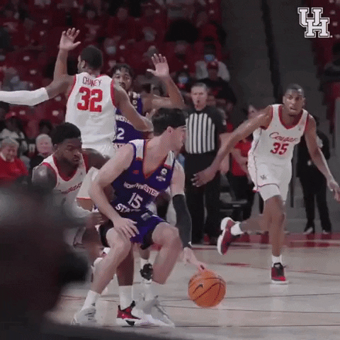 Basketball Assist GIF by Coogfans