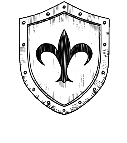 St Patricks Day Shield Sticker by Lambay Irish Whiskey