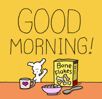 Good Morning GIF by Chippy the Dog - Find & Share on GIPHY