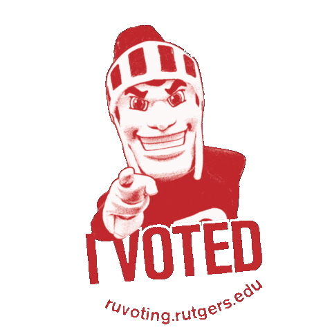 Vote Voting Sticker Sticker by RutgersNB