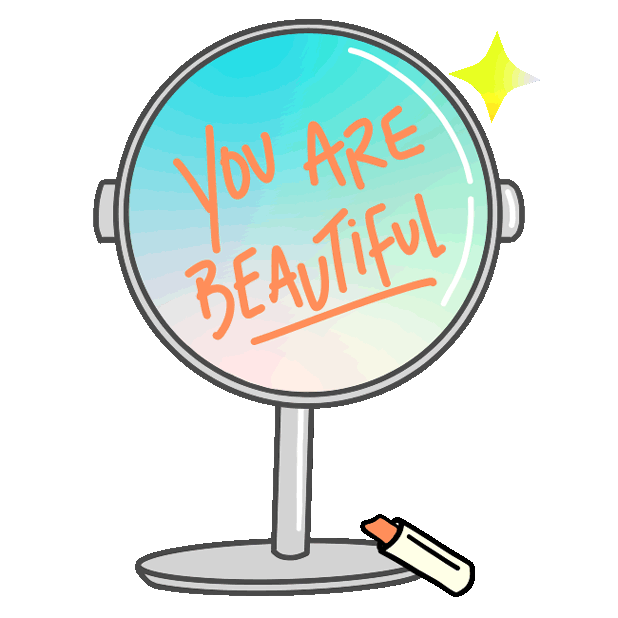 Love Yourself Beauty Sticker by ptrzykd for iOS & Android GIPHY