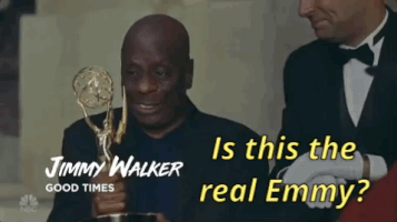 Good Times Trophy GIF by Emmys