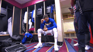 relaxed golden state warriors GIF by NBA