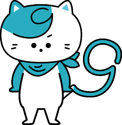 Cat 猫 Sticker by graph Co.,Ltd.