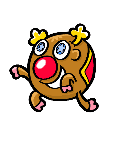 Merry Christmas Sticker by Phil Corbett
