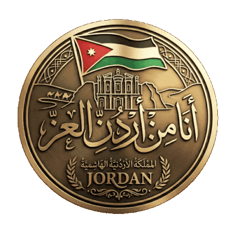 Hashemite Kingdom Of Jordan Flag Sticker by All Jordan Youth Commission
