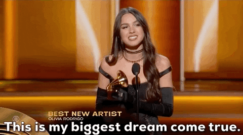 Dream Come True Olivia GIF by Recording Academy / GRAMMYs - Find & Share on GIPHY