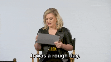 Kelly Clarkson Rough Day GIF by BuzzFeed
