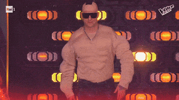 Johnny Bravo Fun GIF by The Voice of Italy