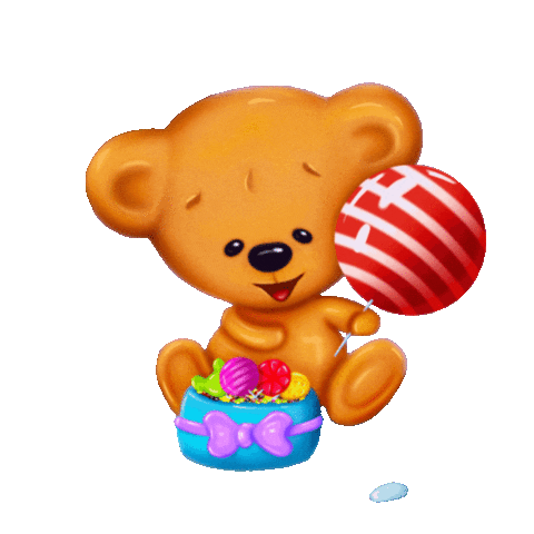 Bear Teddy Sticker