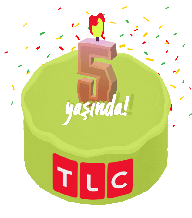 Celebration Birthday Sticker by TLC Turkiye