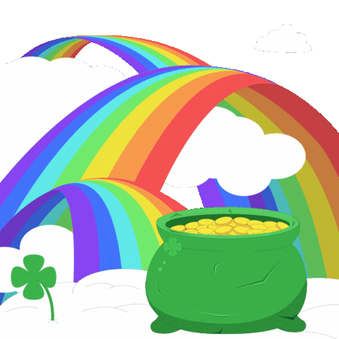 March 17 Rainbow GIF by Pudgy Penguins