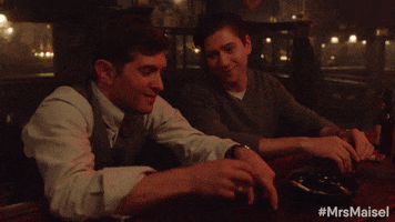 amazon drinking GIF by The Marvelous Mrs. Maisel