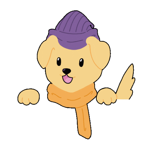 Dog Fall Sticker