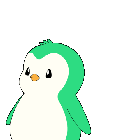 Penguin Goodbye Sticker by Abster
