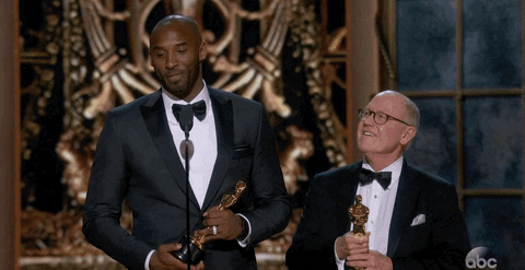 kobe bryant thank you academy for this amazing honor GIF by The Academy Awards
