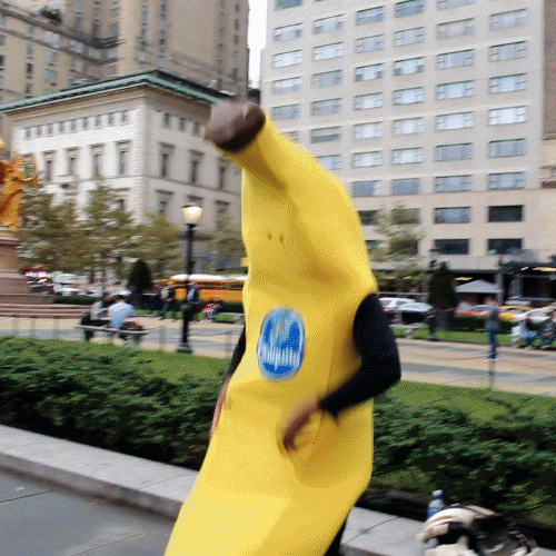 nyc banana GIF by Chiquita
