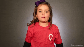 cute girl what GIF by Children's Miracle Network Hospitals