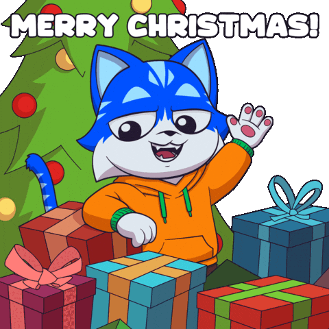 Happy Merry Christmas GIF by Toshithecat