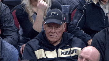 Angry March Madness GIF by Purdue Sports