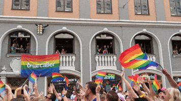 Gay Pride Rainbow GIF by Truecaller Gay Pride Rainbow GIF by Truecaller