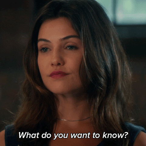 what do you want to know danielle campbell GIF by CBS