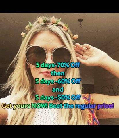 Big Round Sunglasses GIF