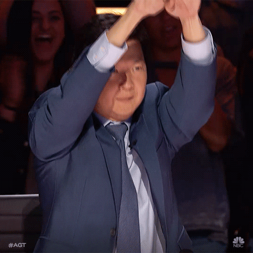 Happy Americas Got Talent GIF by NBC - Find & Share on GIPHY