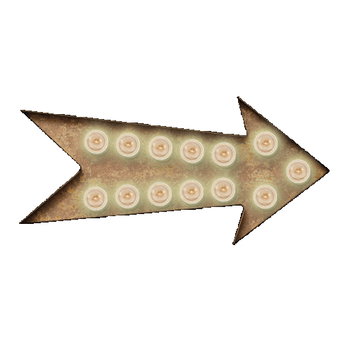 Arrow Sign Sticker by Rockin A Design