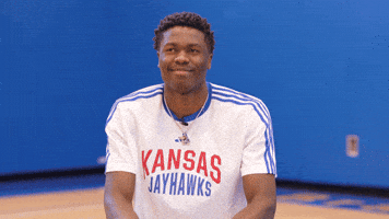 Kansas Basketball Jayhawks GIF by Kansas Athletics