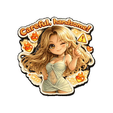 Handsome Sticker