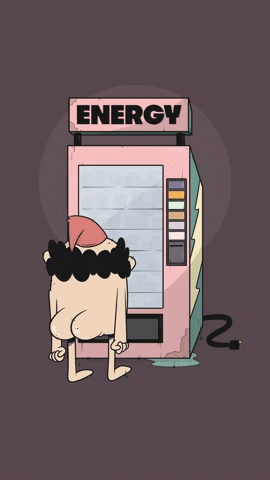 Tired Energy Drink GIF by Fresh Cake