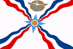 Flag Assyria GIF by Assyrian Apparel